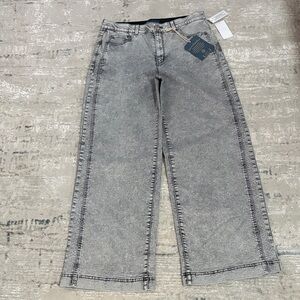 Democracy Gray Flare & Wide Leg Jeans